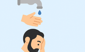 ما يُقال عند مسح الرأس في الوضوء